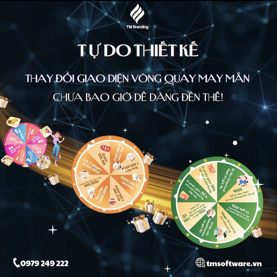 THAY ĐỔI GIAO DIỆN VÒNG QUAY MAY MẮN CHƯA BAO GIỜ DỄ DÀNG ĐẾN THẾ!