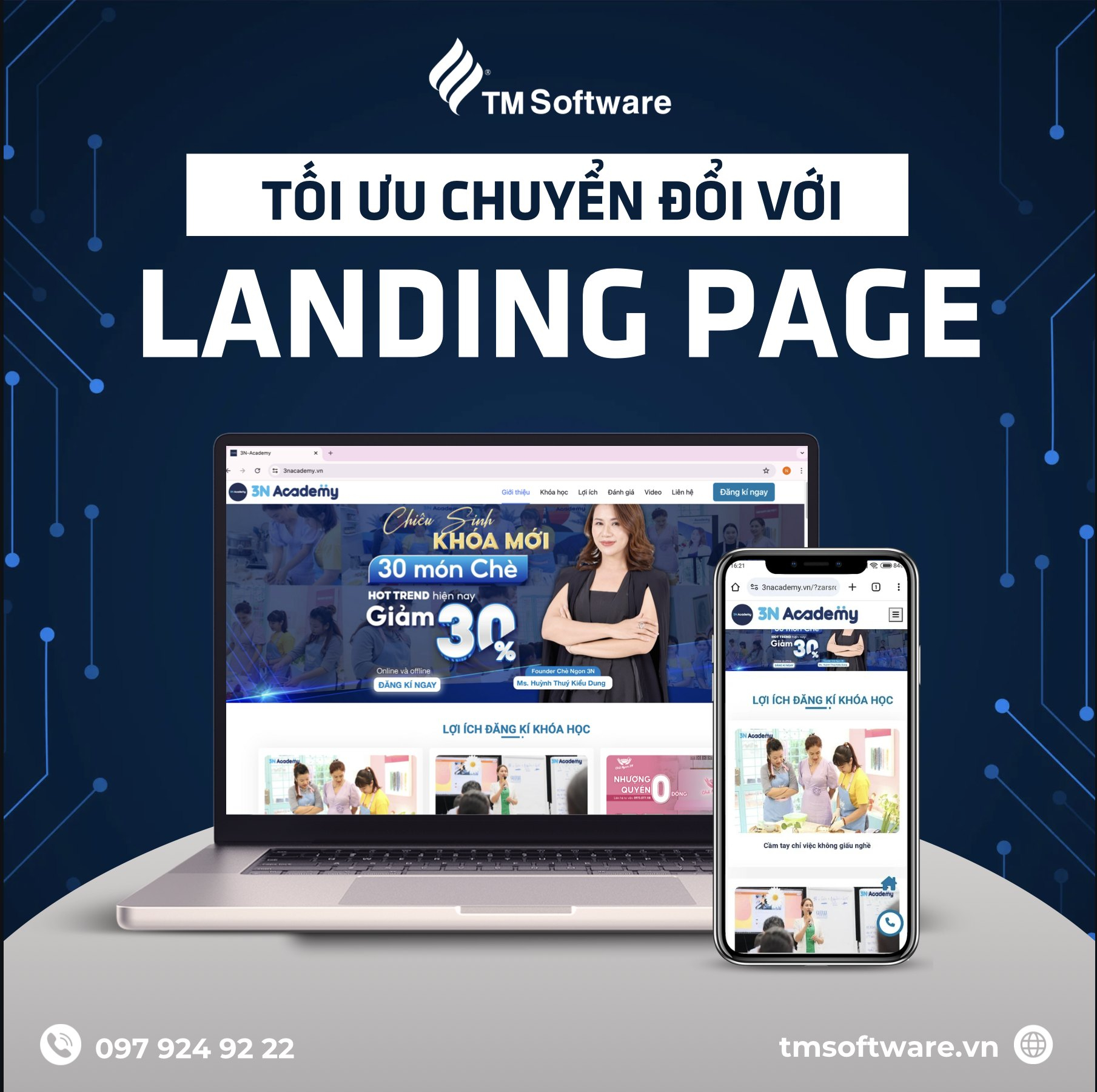 TỐI ƯU CHUYỂN ĐỔI VỚI LANDING PAGE CHUYÊN NGHIỆP